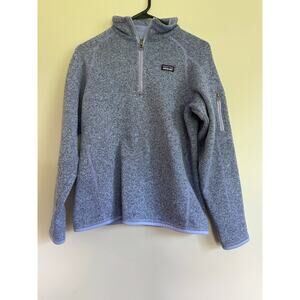 Patagonia girl's better‎ sweater periwinkle blue/purple XXL